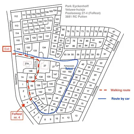 Forest Even Lekker Weg. Chalet